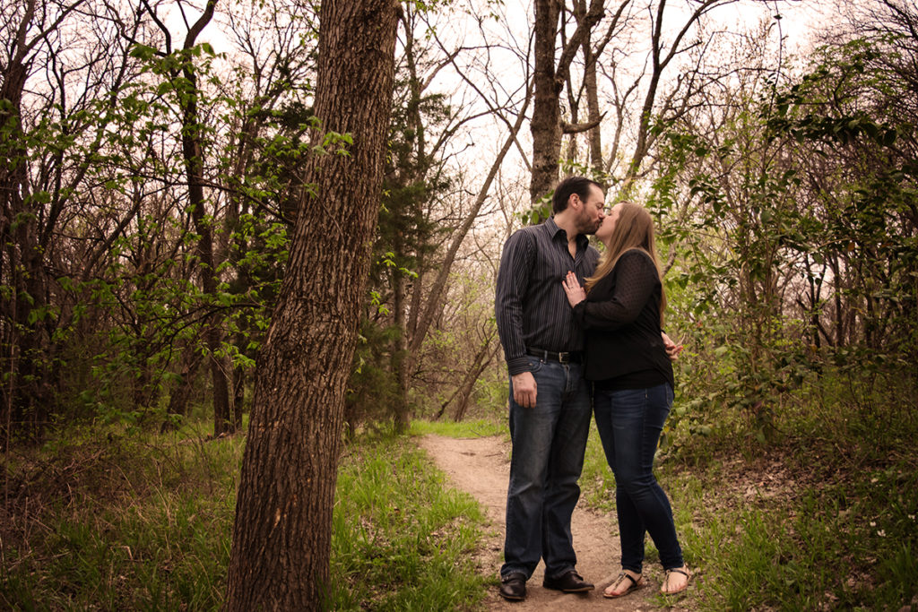 Peoria Engagement Photographer with a love for unprompted candid photos